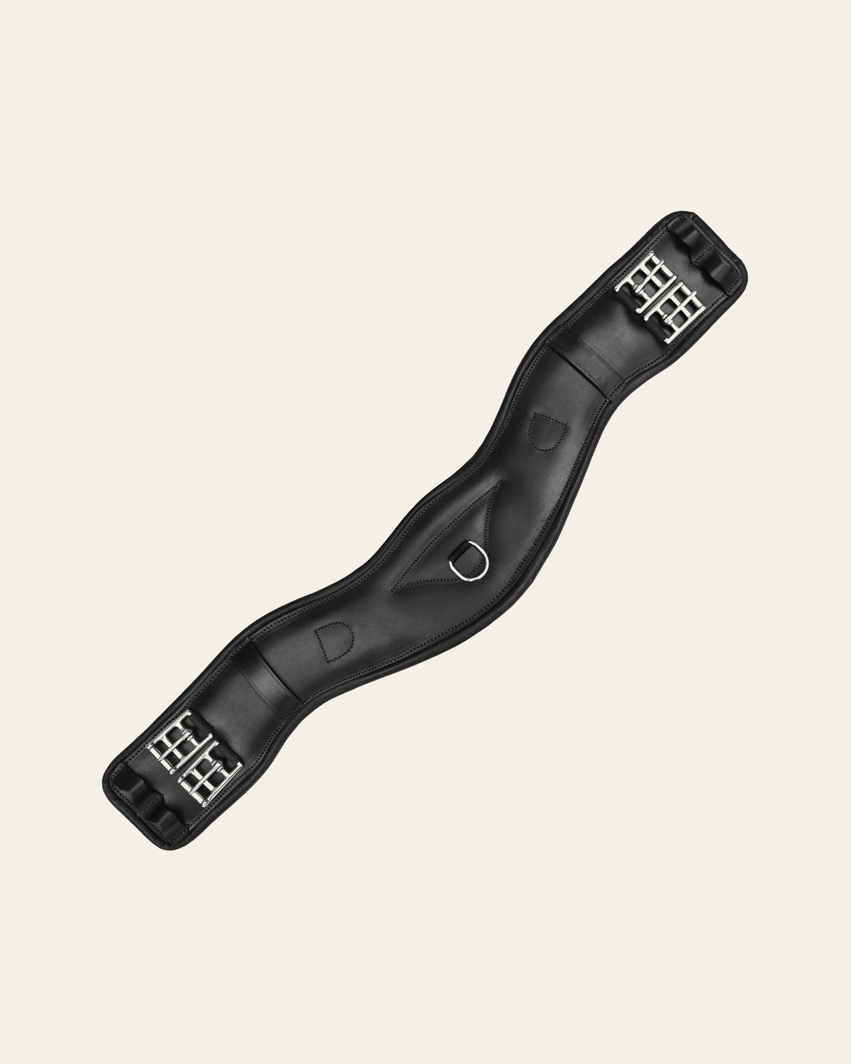 ExionPro Anatomical Dressage Girth on a warm cream background