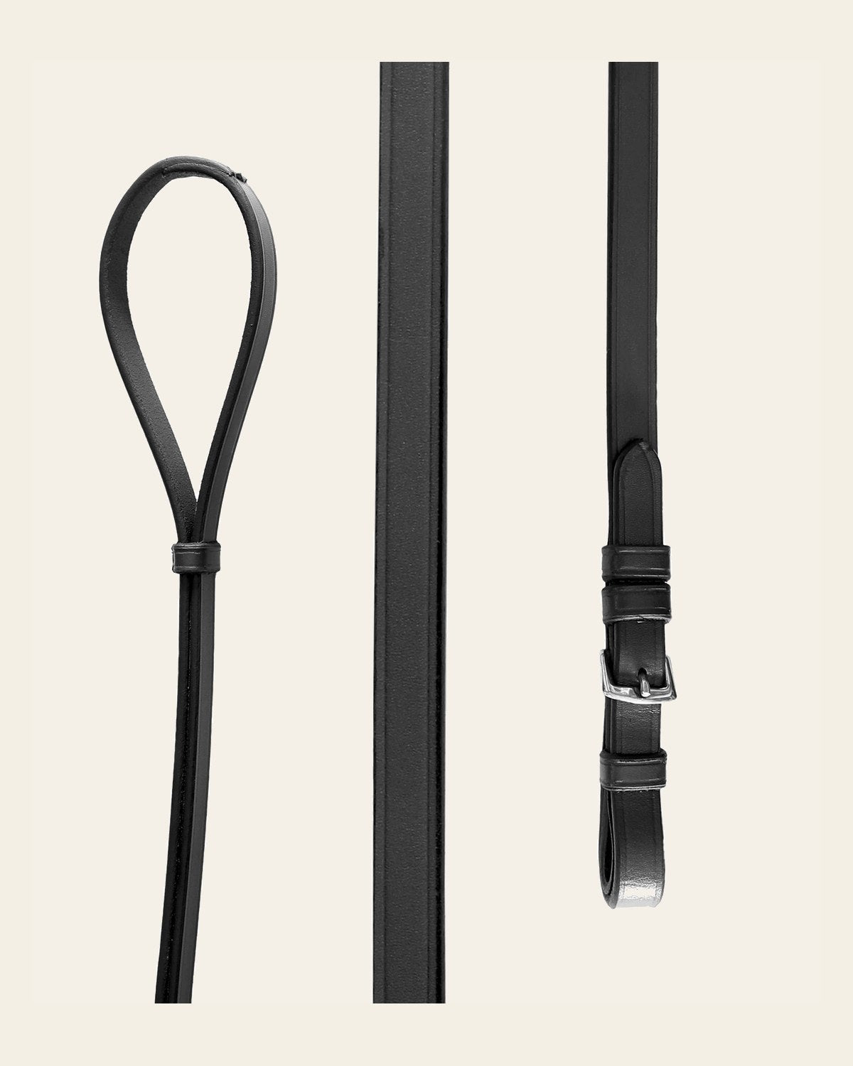 ExionPro Curb Reins on a warm cream background