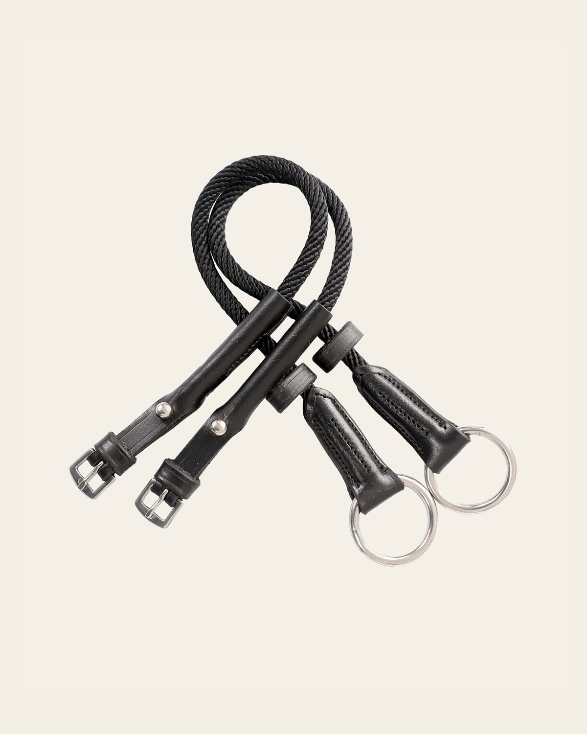 ExionPro Rope Gag Cheek Pieces on a warm cream background