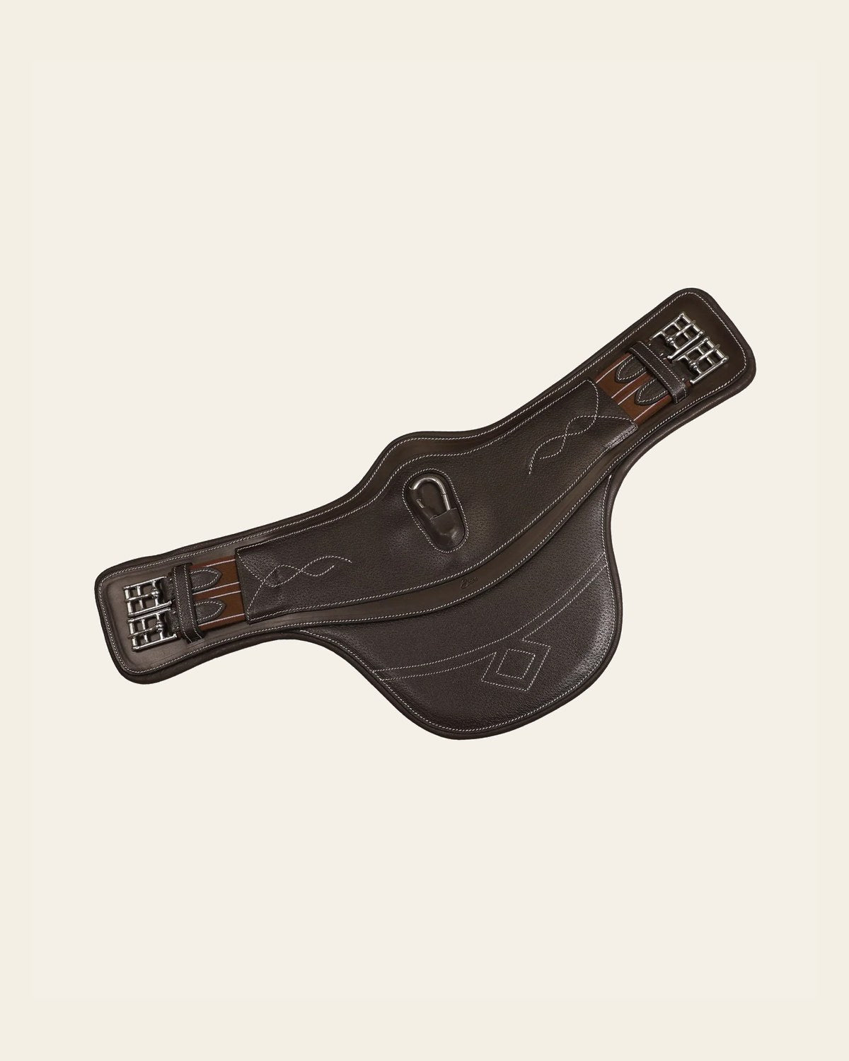 ExionPro Short Stud Guard Girth on a warm cream background