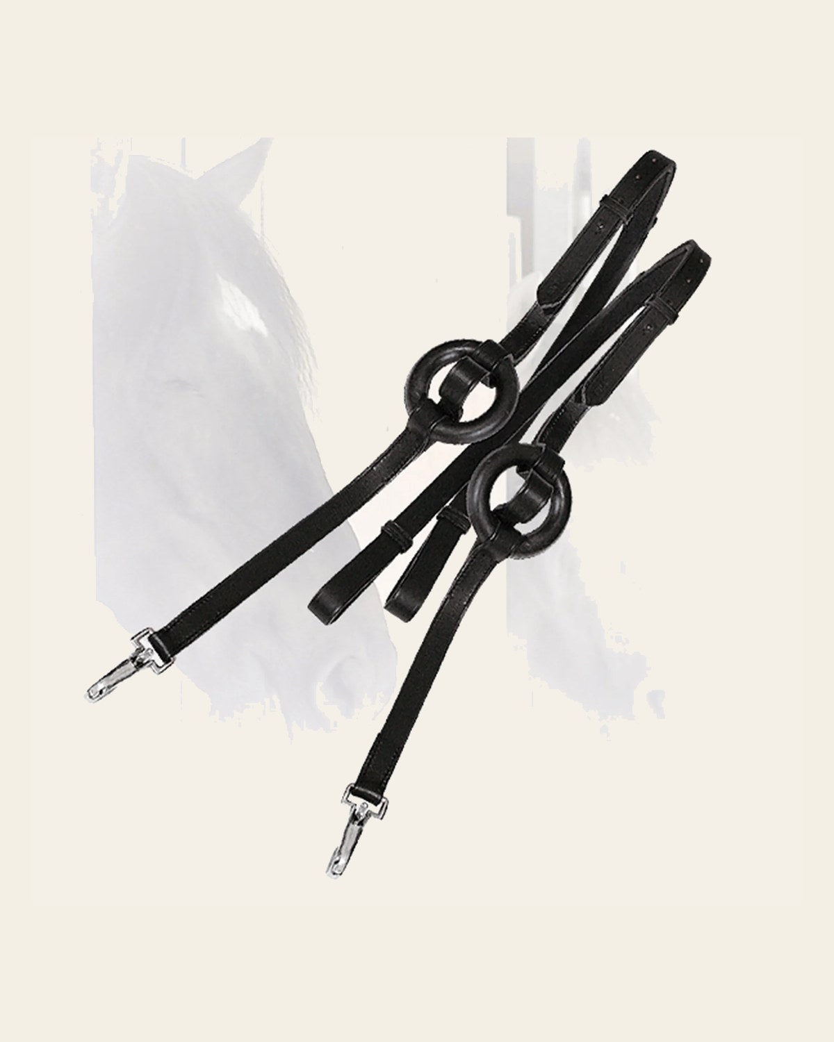 ExionPro Side Reins on a warm cream background