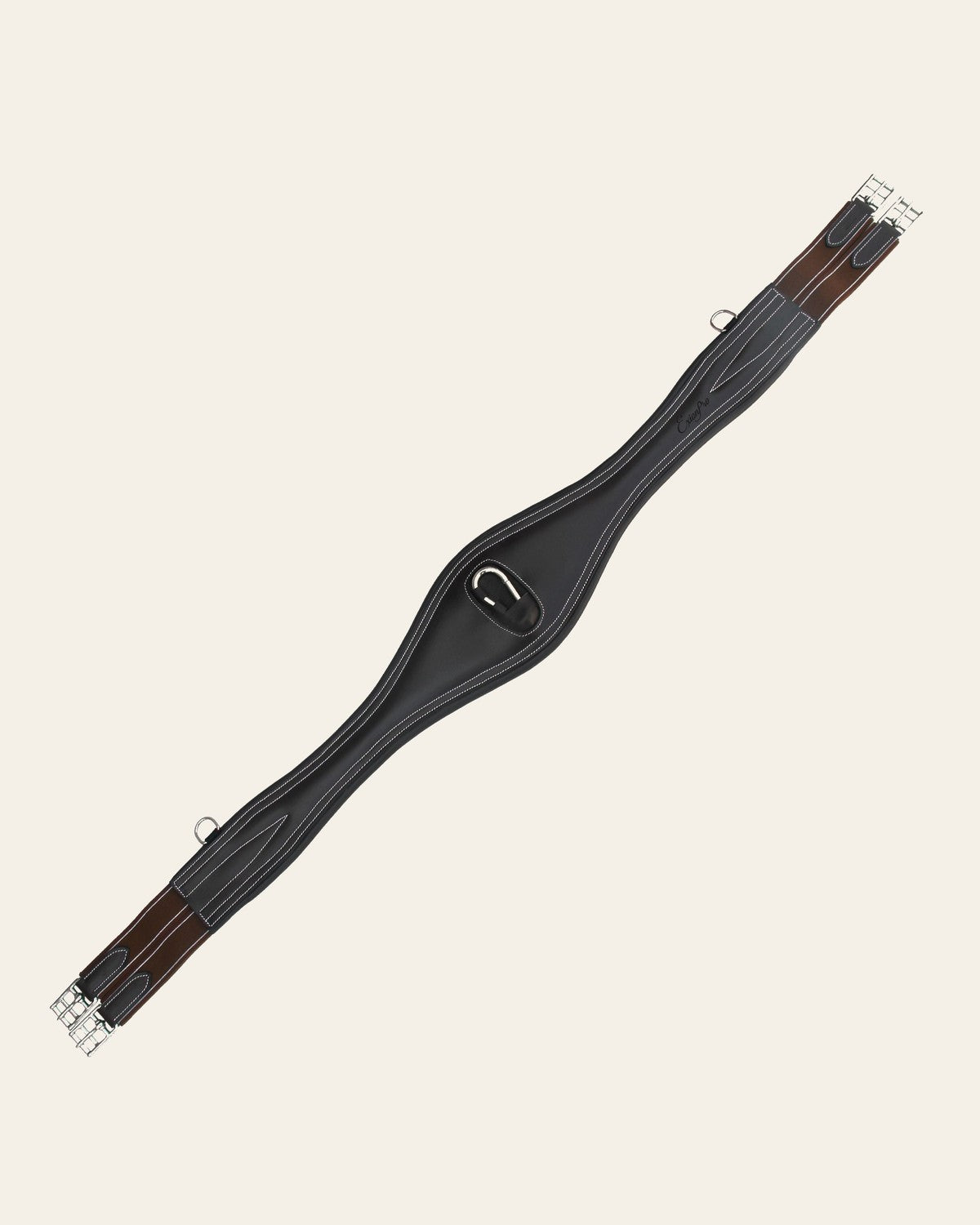 ExionPro 'Snap' Girth - Matching Elastic on a warm cream background