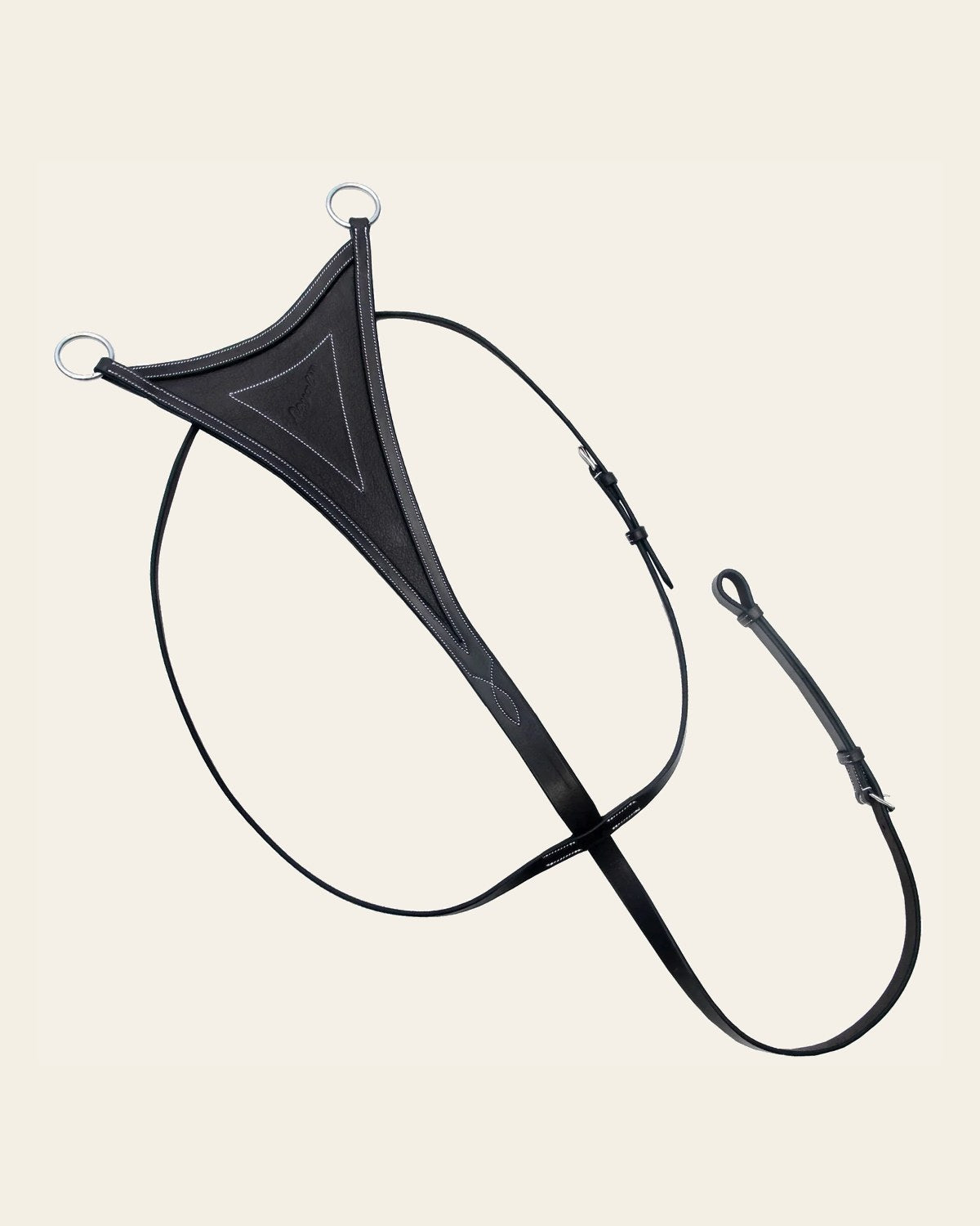 ExionPro Soft Bib Running Martingale on a warm cream background