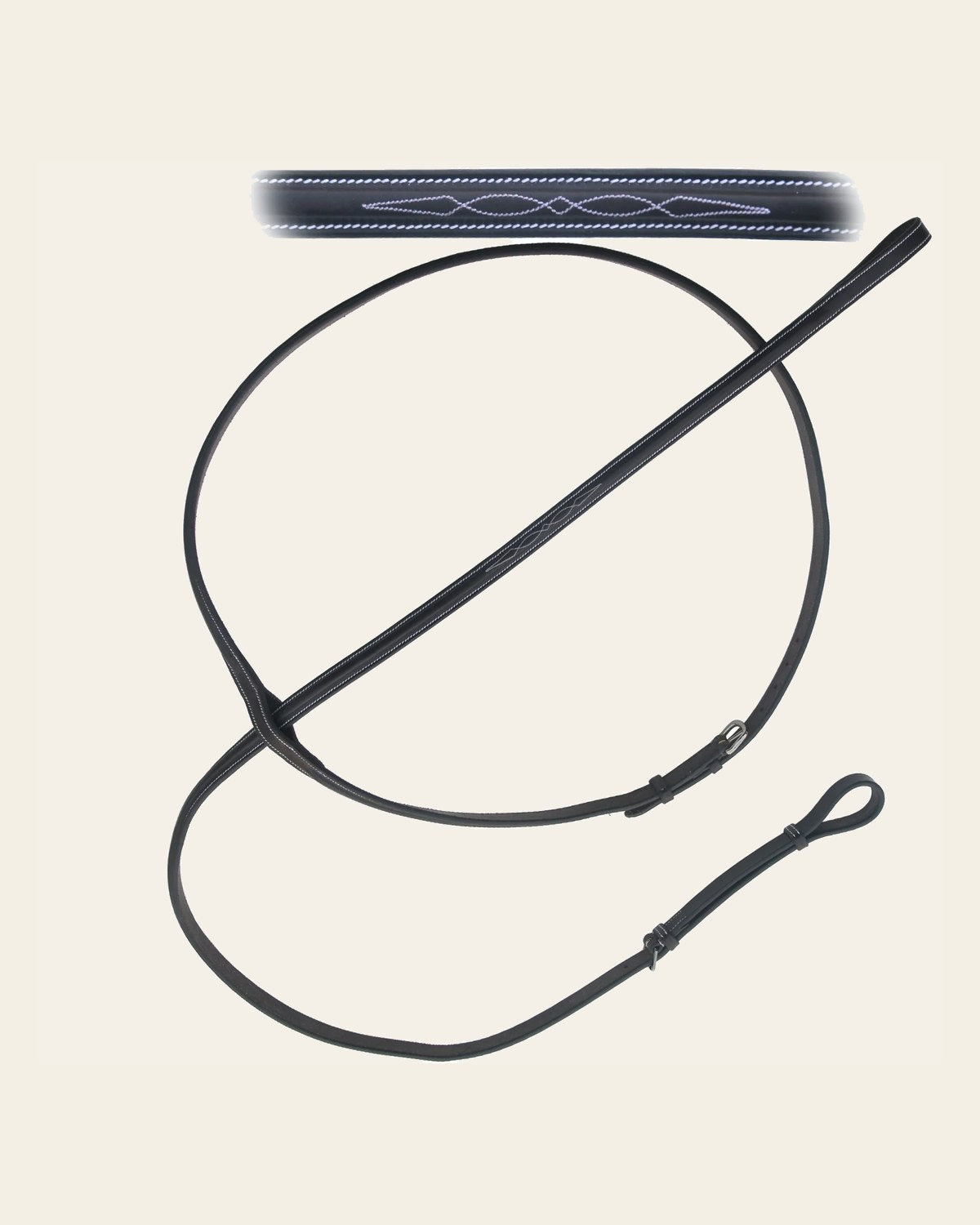 ExionPro Standing / Hunter Martingale on a warm cream background