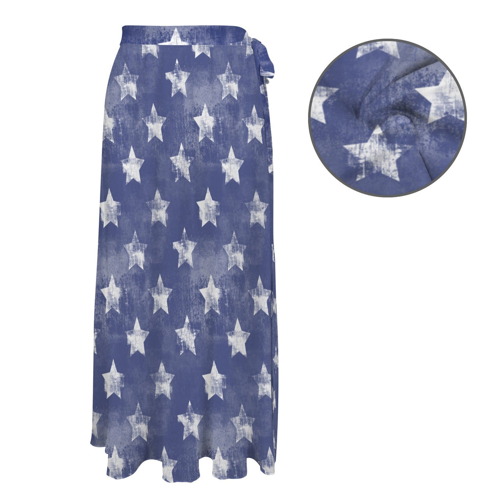 Baha Ranch Patriotic Stars Beach Coverup Skirt by Baha Ranch Western Wear - product image 5
