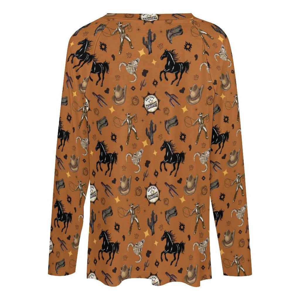 Baha Ranch Western Print Long Sleeve Top by Baha Ranch Western Wear - product image 3