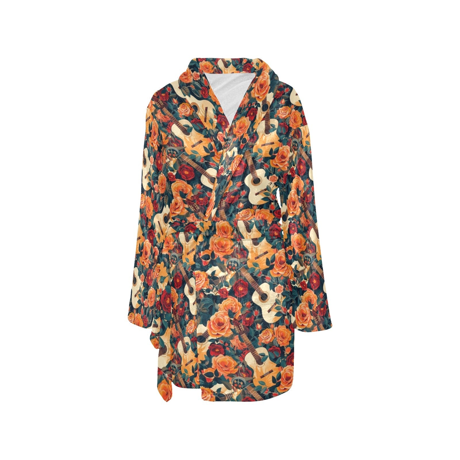Baha Ranch Colores De Mexico Roses & Guitars Robe by Baha Ranch Western Wear - product image 3