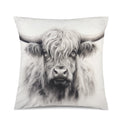 Baha Ranch Black White Highland Velvety Soft Pillow Cover Made in America by Baha Ranch Western Wear - product image 2