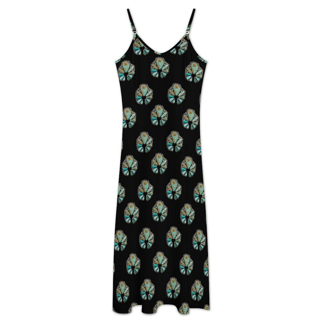 Baha Ranch Turquoise Naja Maxi Dress by Baha Ranch Western Wear - product image 3