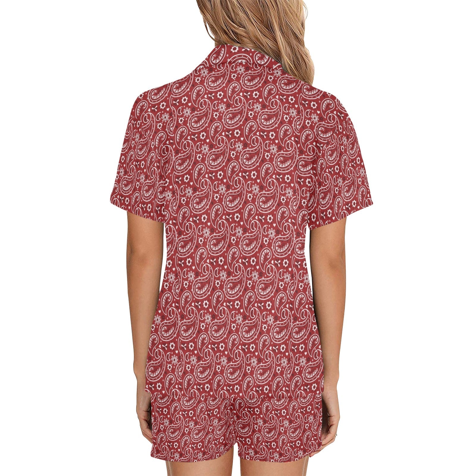 Baha Ranch Red Bandana Women's Western Pajama Set by Baha Ranch Western Wear - product image 2