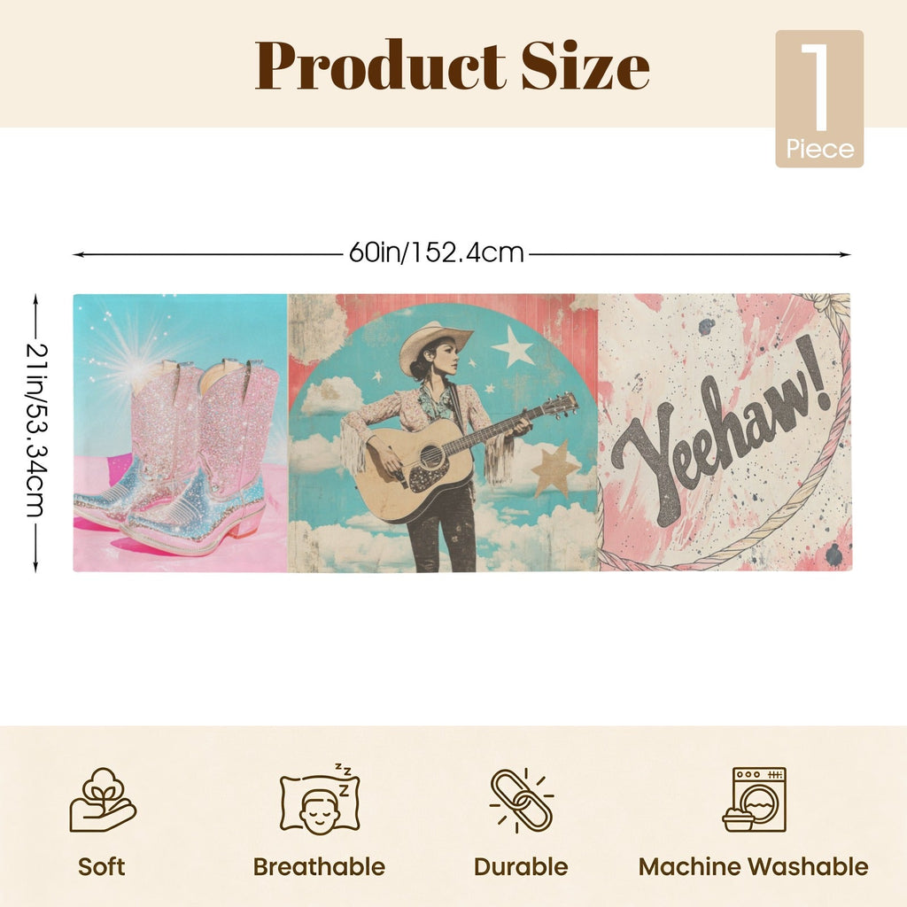 Baha Ranch Yeehaw Cowgirl Body Pillow Cover Made in America by Baha Ranch Western Wear - product image 7