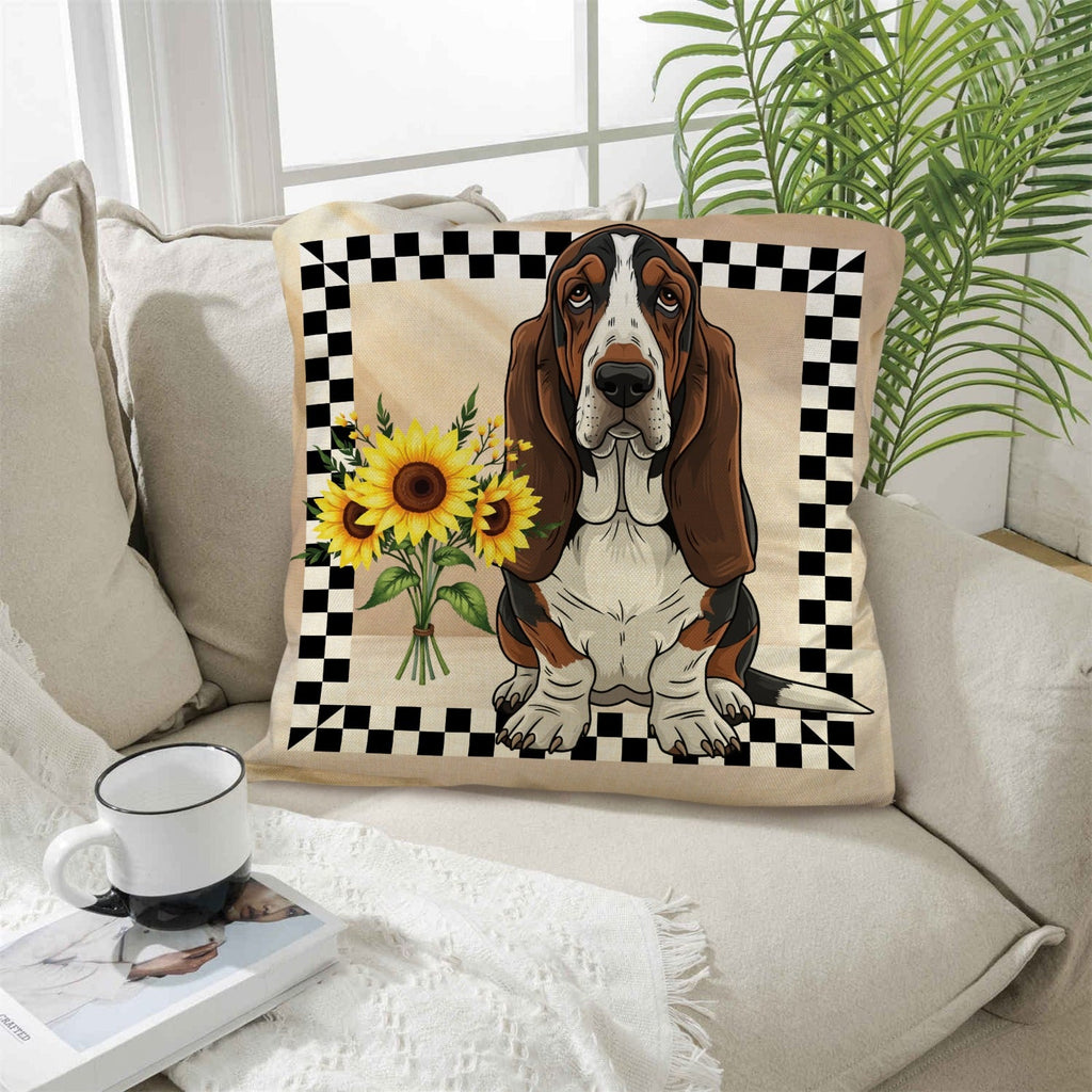 Baha Ranch Basset Hound Throw Pillow Case Made in America by Baha Ranch Western Wear - product image 5