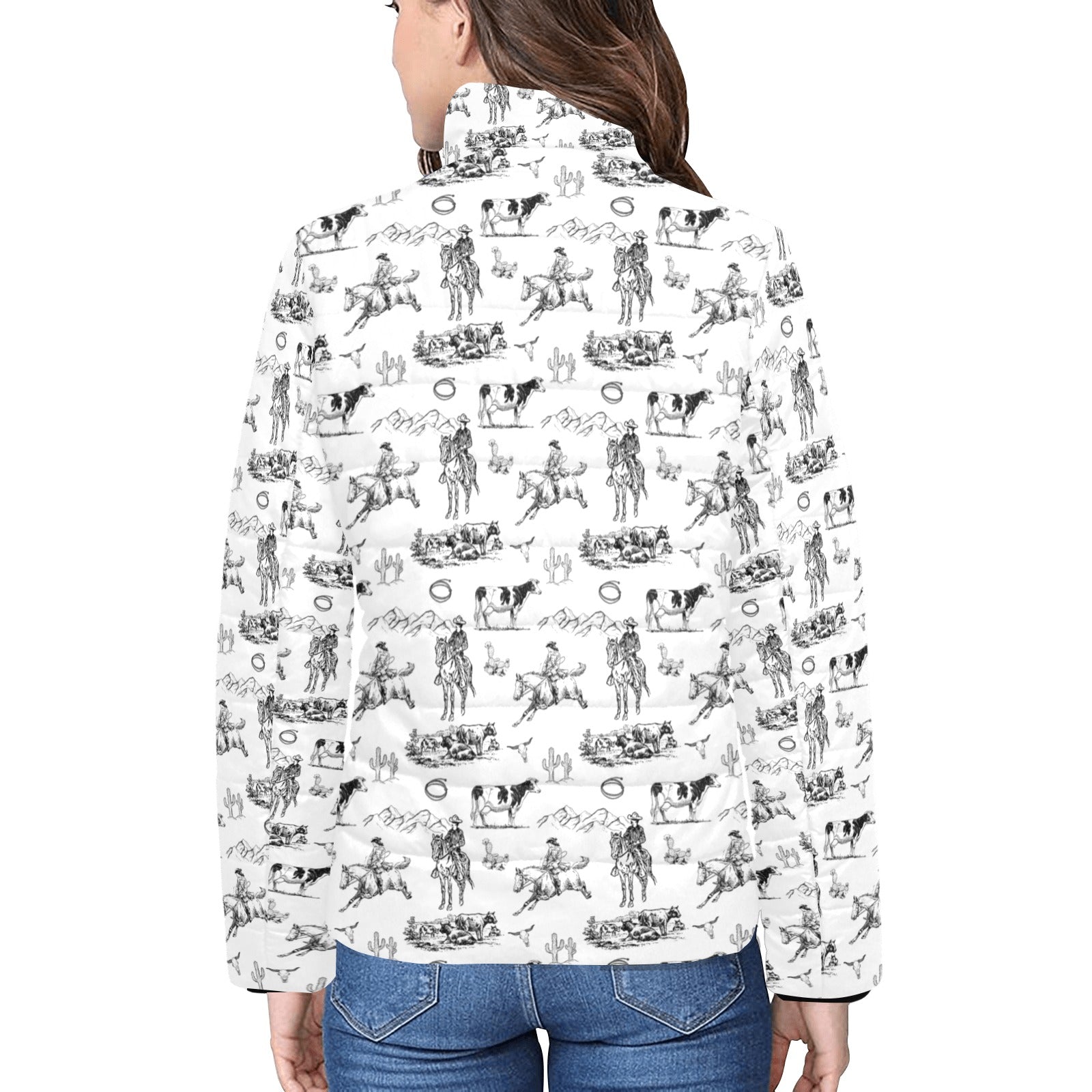 Ranch Life Women's Puffy Bomber Jacket by Baha Ranch Western Wear - product image 2