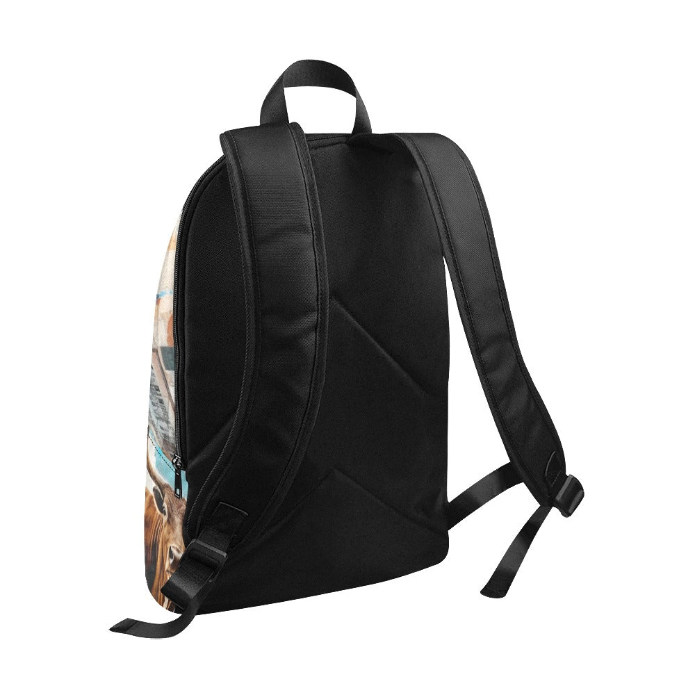 Baha Ranch Vintage Bull Collage Western Backpack by Baha Ranch Western Wear - product image 4