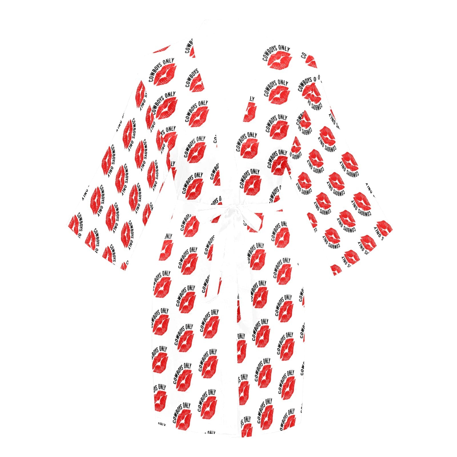 Baha Ranch Cowboys Only Women's Lounge Kimono Robe by Baha Ranch Western Wear - product image 3