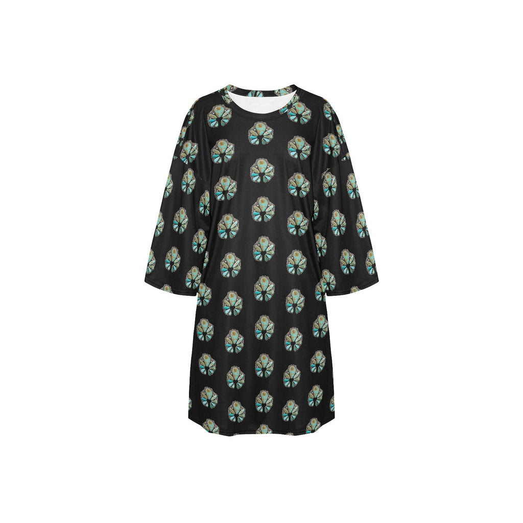 Baha Ranch Turquoise Naja Oversized Sleep Shirt by Baha Ranch Western Wear - product image 2