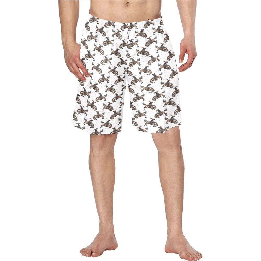 Baha Ranch Rodeo Cowboy Men's Western Swim Trunk Board Shorts by Baha Ranch Western Wear