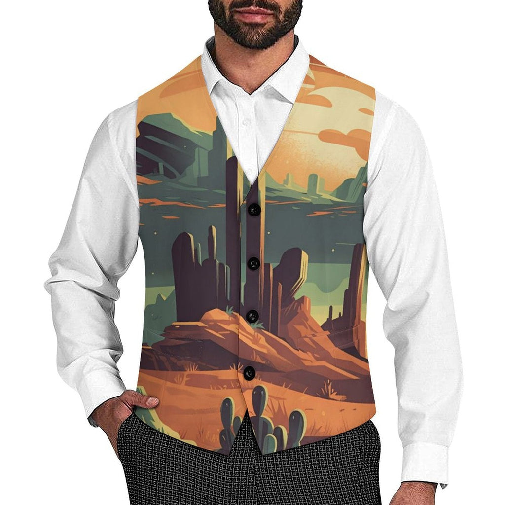 Baha Ranch Desert Canyon Men's Vest by Baha Ranch Western Wear