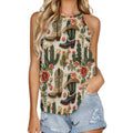 Baha Ranch Cactus Boots Tank Top by Baha Ranch Western Wear