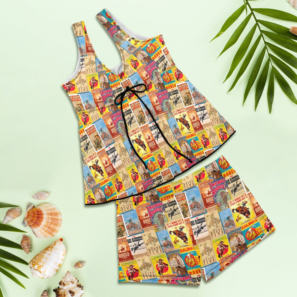 Baha Ranch Vintage Rodeo Poster Tankini Boy Shorts by Baha Ranch Western Wear - product image 4