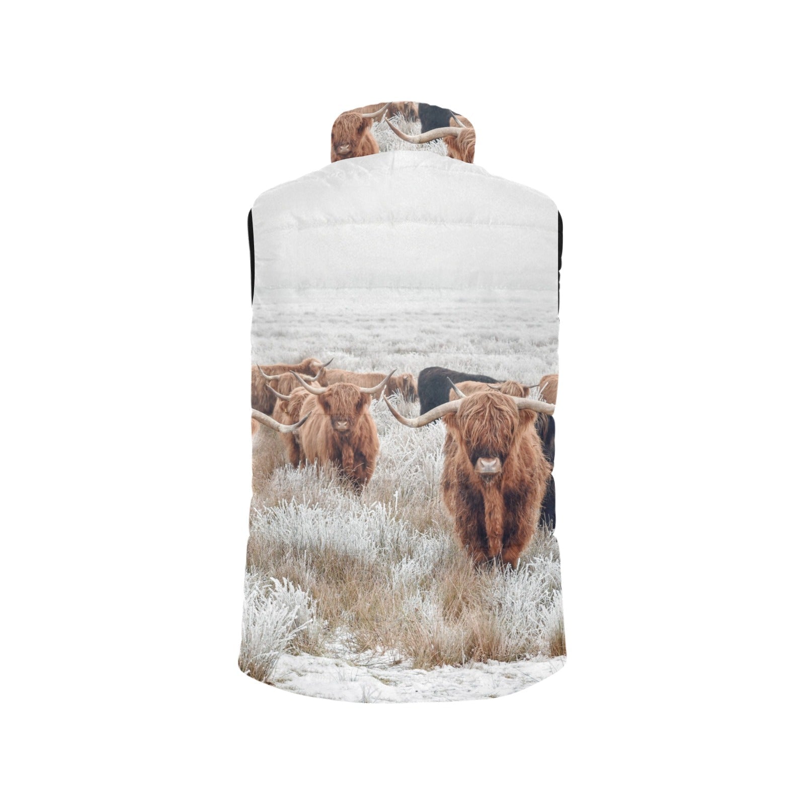 Baha Ranch Highland Herd Women's Puffy Vest by Baha Ranch Western Wear - product image 5