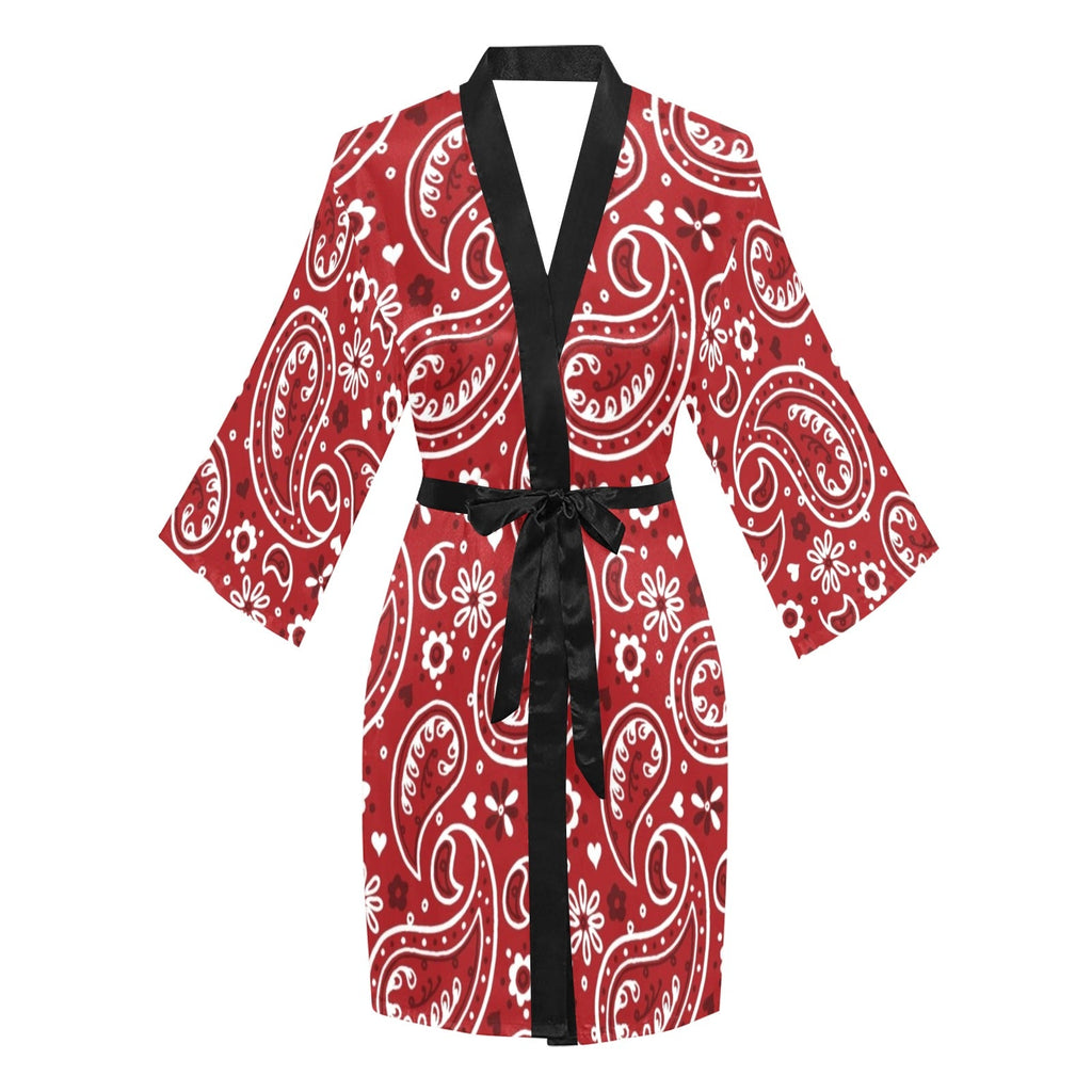 Baha Ranch Red Bandana Women's Lounge Kimono Robe by Baha Ranch Western Wear - product image 3