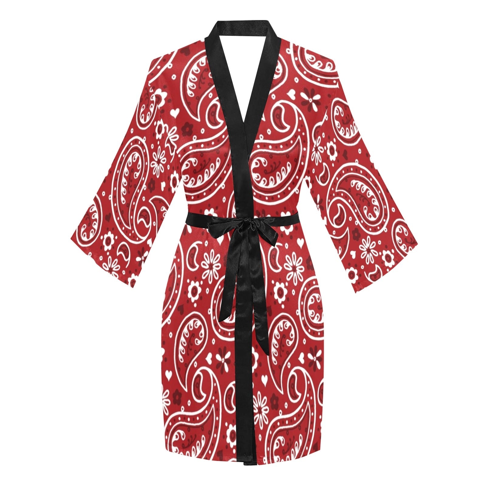 Baha Ranch Red Bandana Women's Lounge Kimono Robe by Baha Ranch Western Wear - product image 3