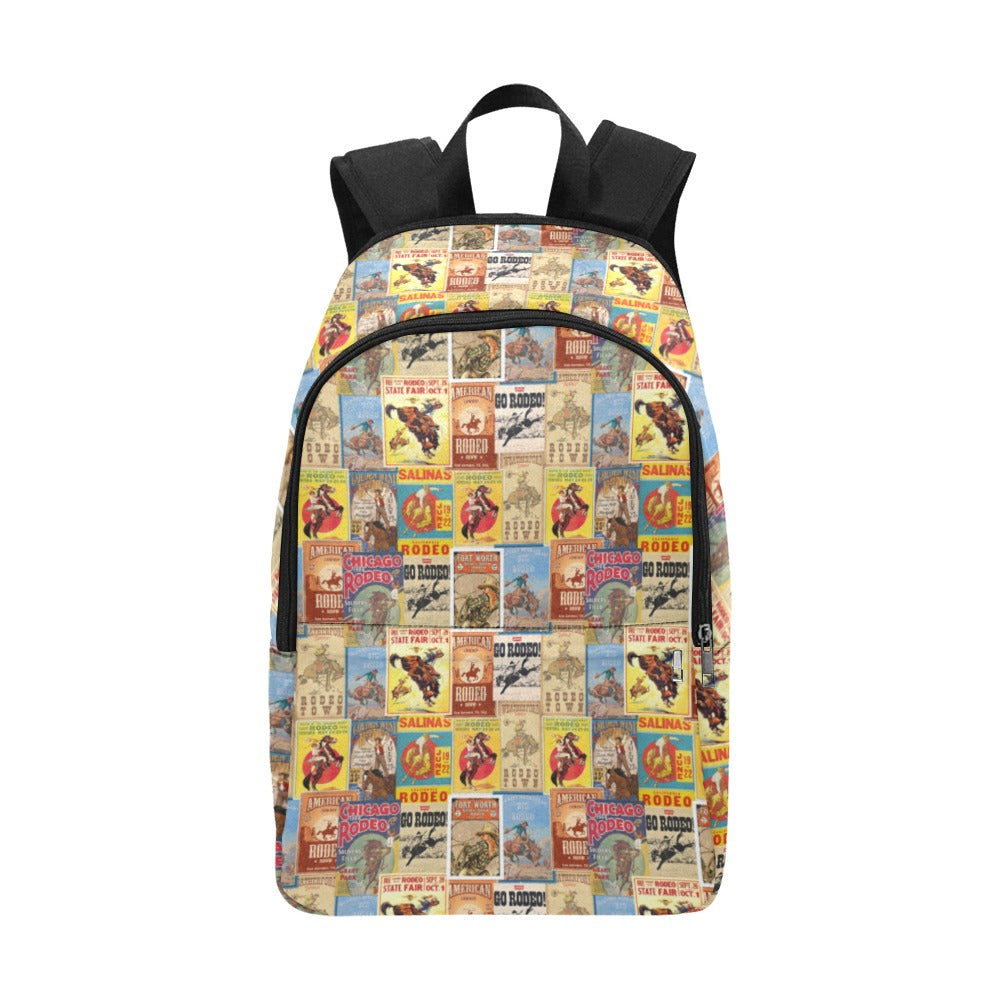 Baha Ranch Vintage Rodeo Poster Backpack by Baha Ranch Western Wear