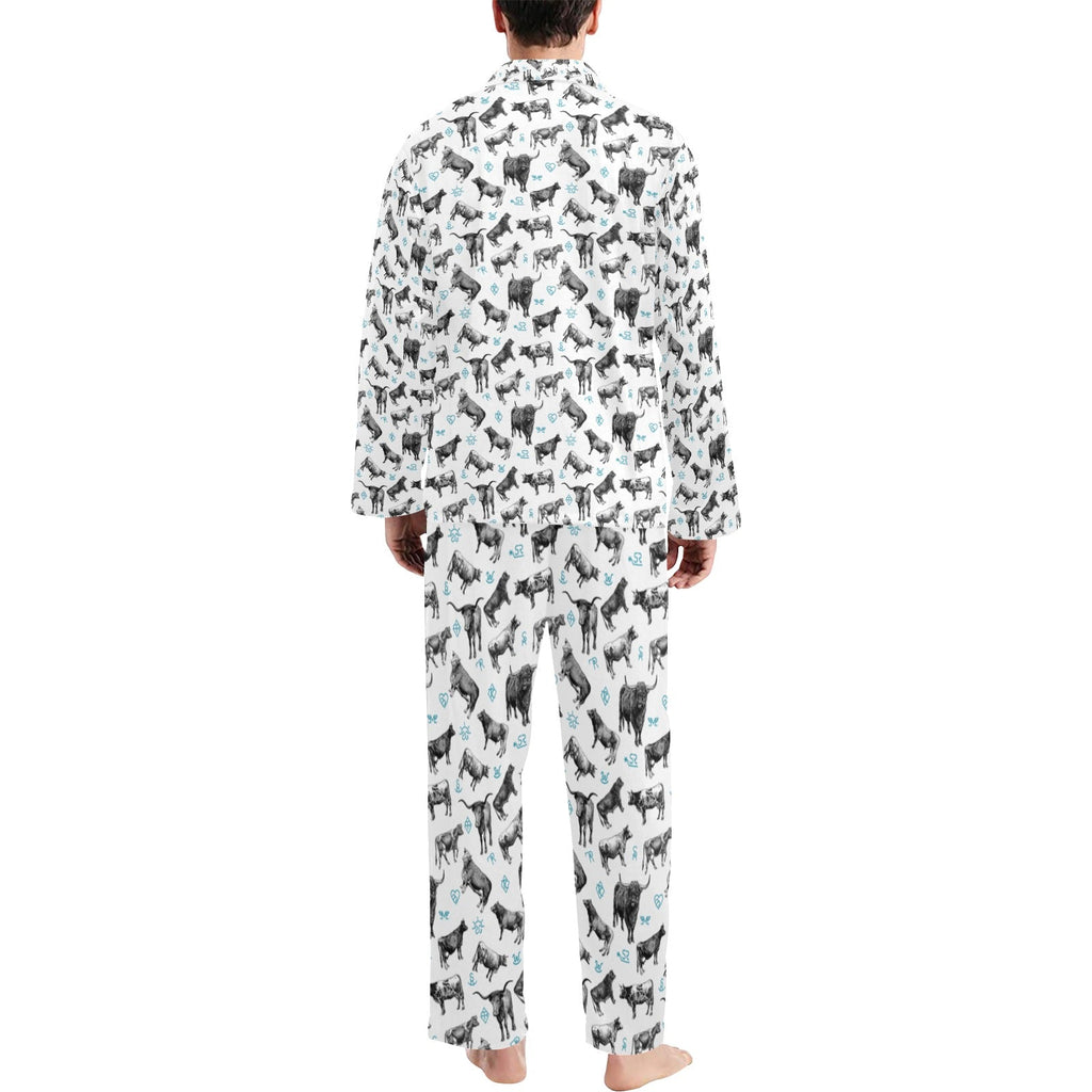 Baha Ranch Cattle and Brands Men's Western Pajama Set by Baha Ranch Western Wear - product image 2