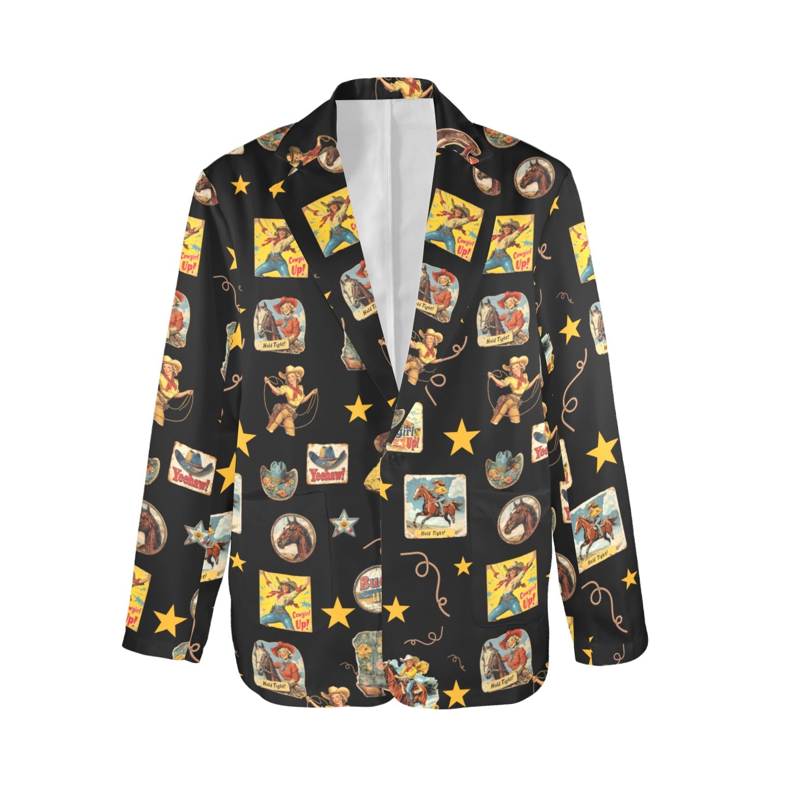 Baha Ranch Vintage Cowgirl Collage Western Blazer by Baha Ranch Western Wear - product image 3