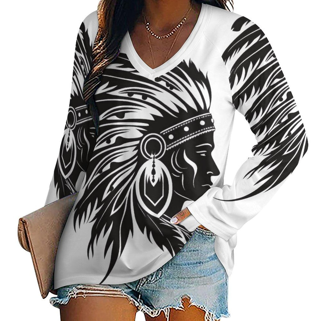 Baha Ranch Western Print Long Sleeve top by Baha Ranch Western Wear