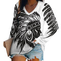 Baha Ranch Western Print Long Sleeve top by Baha Ranch Western Wear