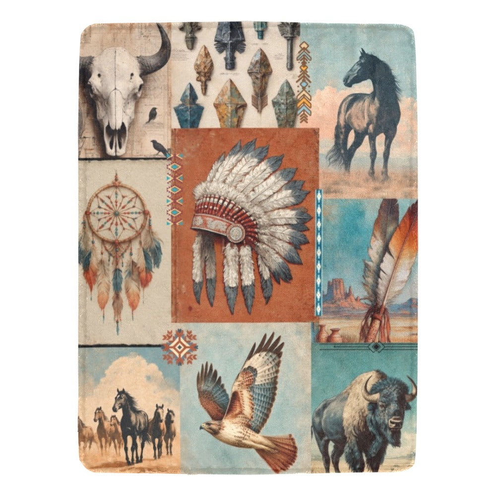 Baha Ranch Bohemian Dreams Minky Soft Throw Blanket 60" X 80" Made in America by Baha Ranch Western Wear - product image 4