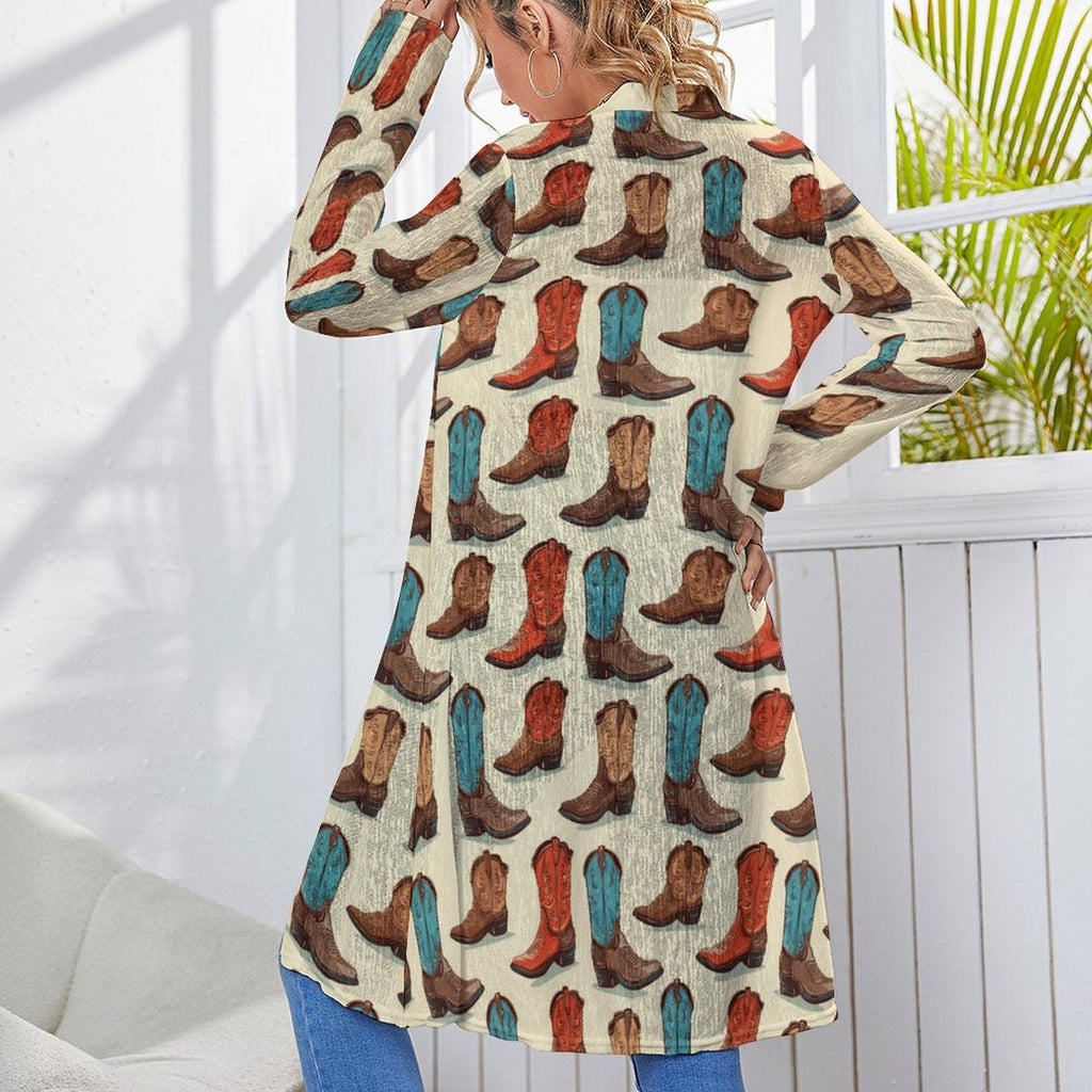 Baha Ranch New Got My Boots Lightweight Cardigan by Baha Ranch Western Wear - product image 3