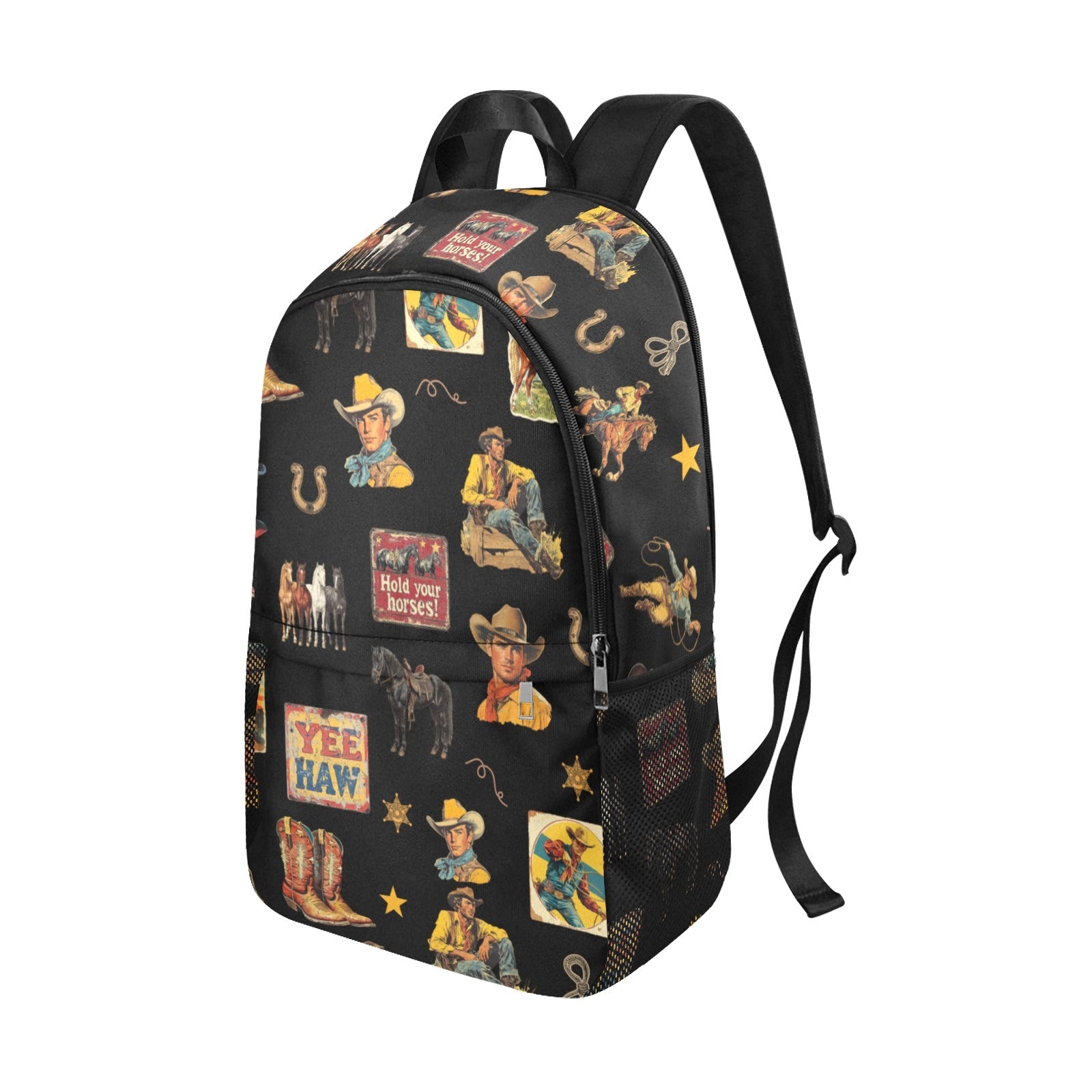 Baha Ranch Vintage Cowboy Collage Western Backpack by Baha Ranch Western Wear - product image 3