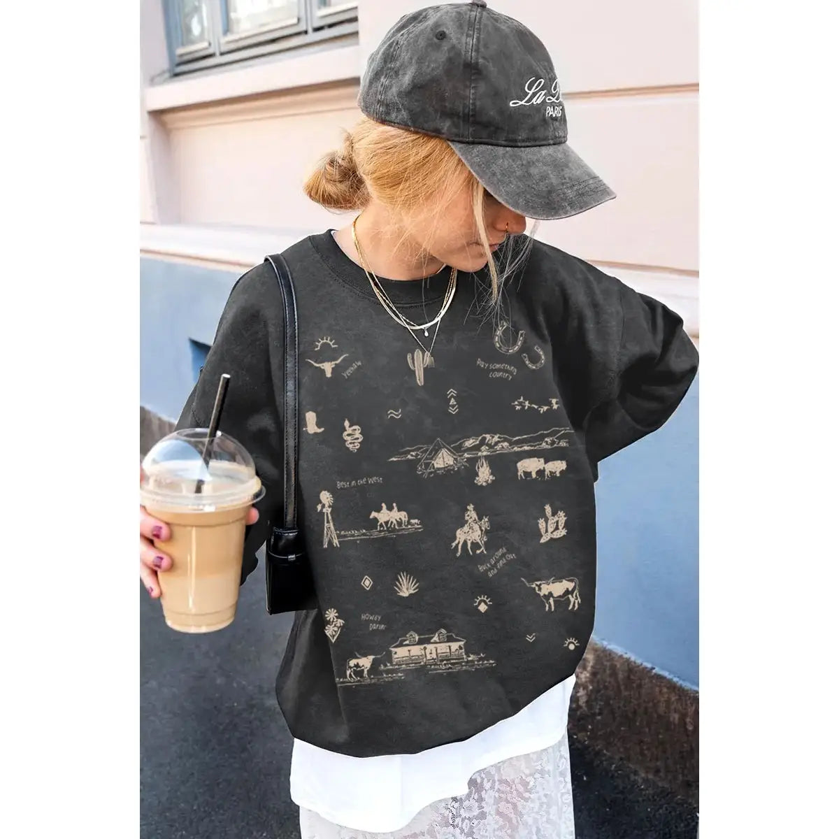 Willa Western Mineral | Crewneck
