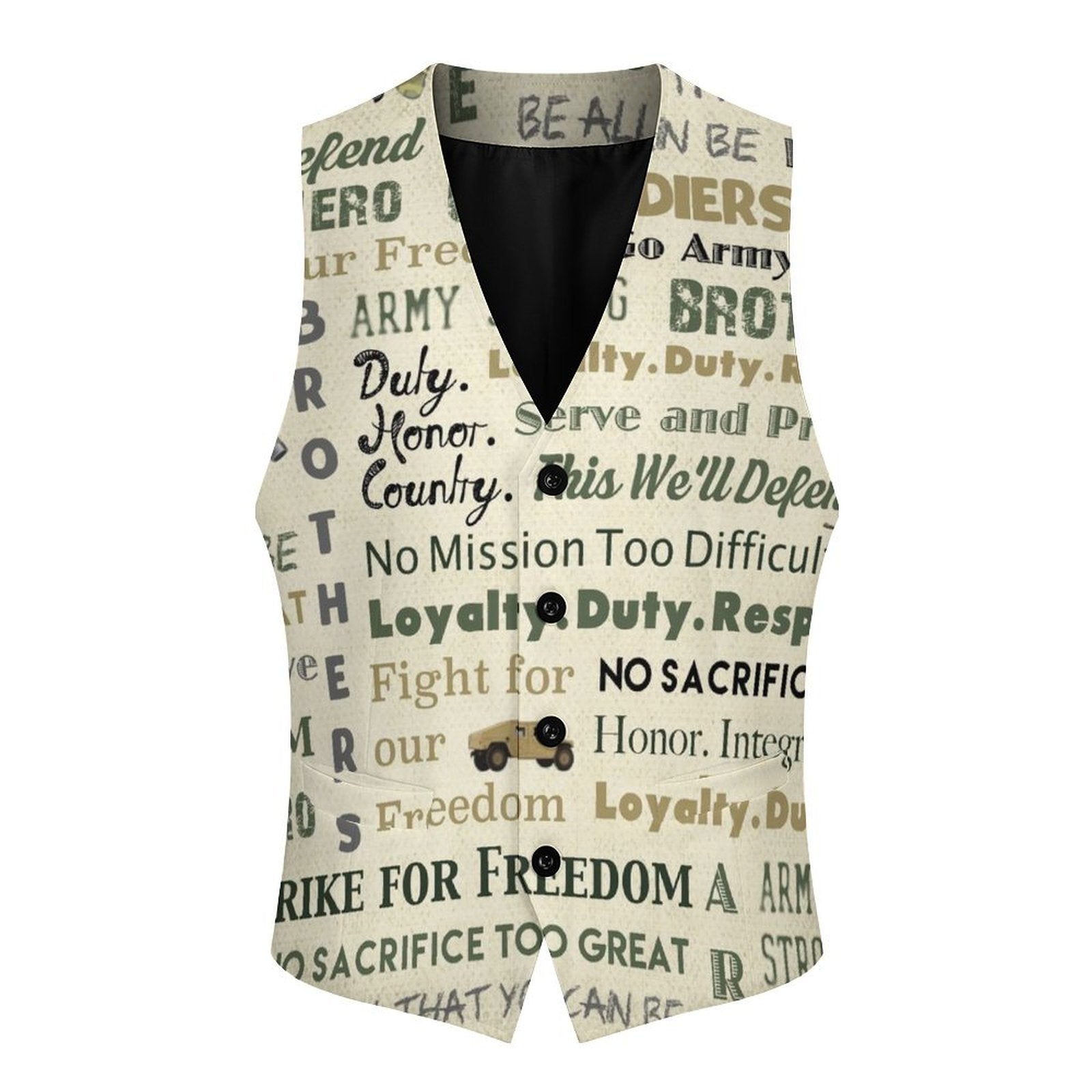 Baha Ranch Freedom Patriot Men's Western Vest by Baha Ranch Western Wear - product image 2
