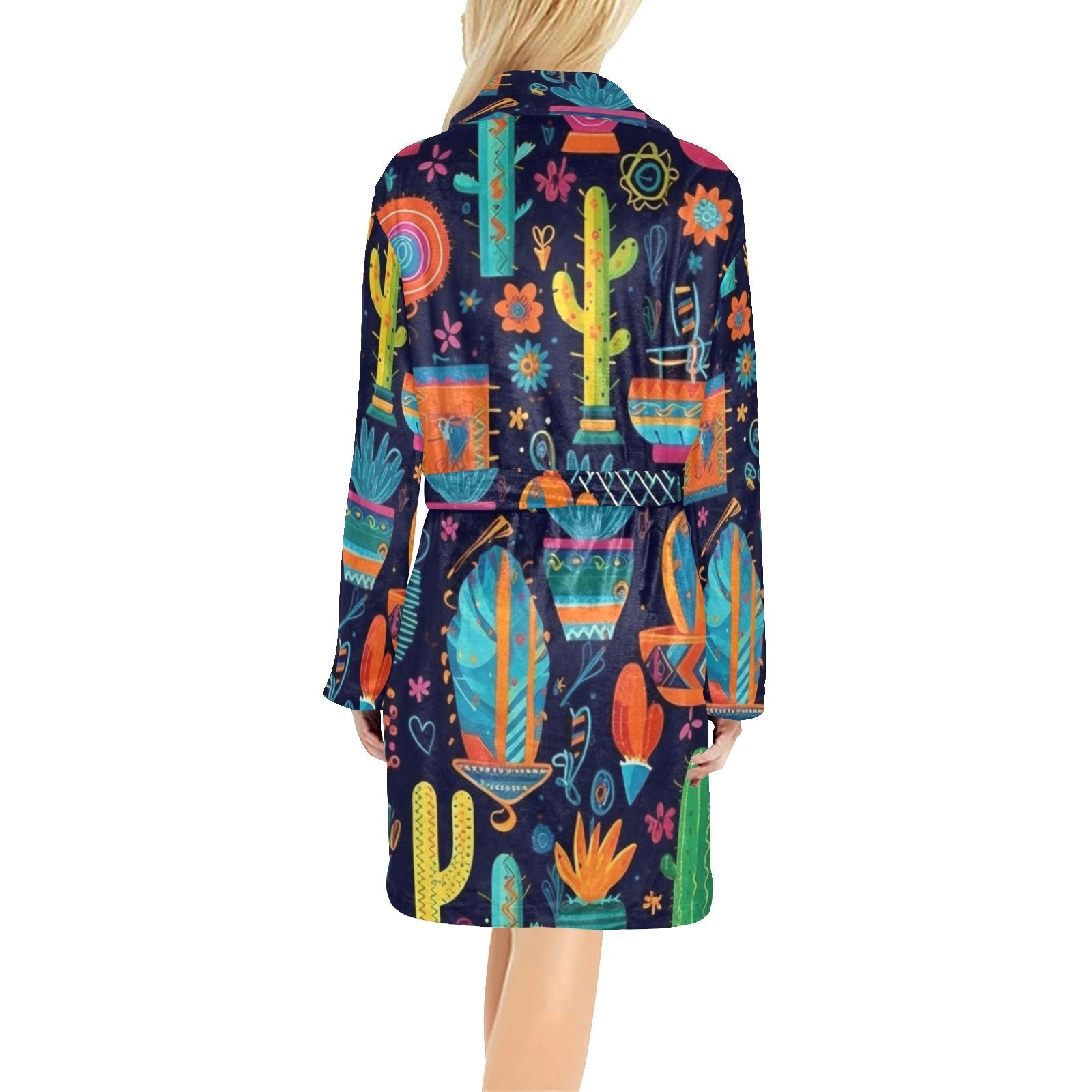 Baha Ranch Crazy Cactus Lady Western Bath Robe by Baha Ranch Western Wear - product image 6