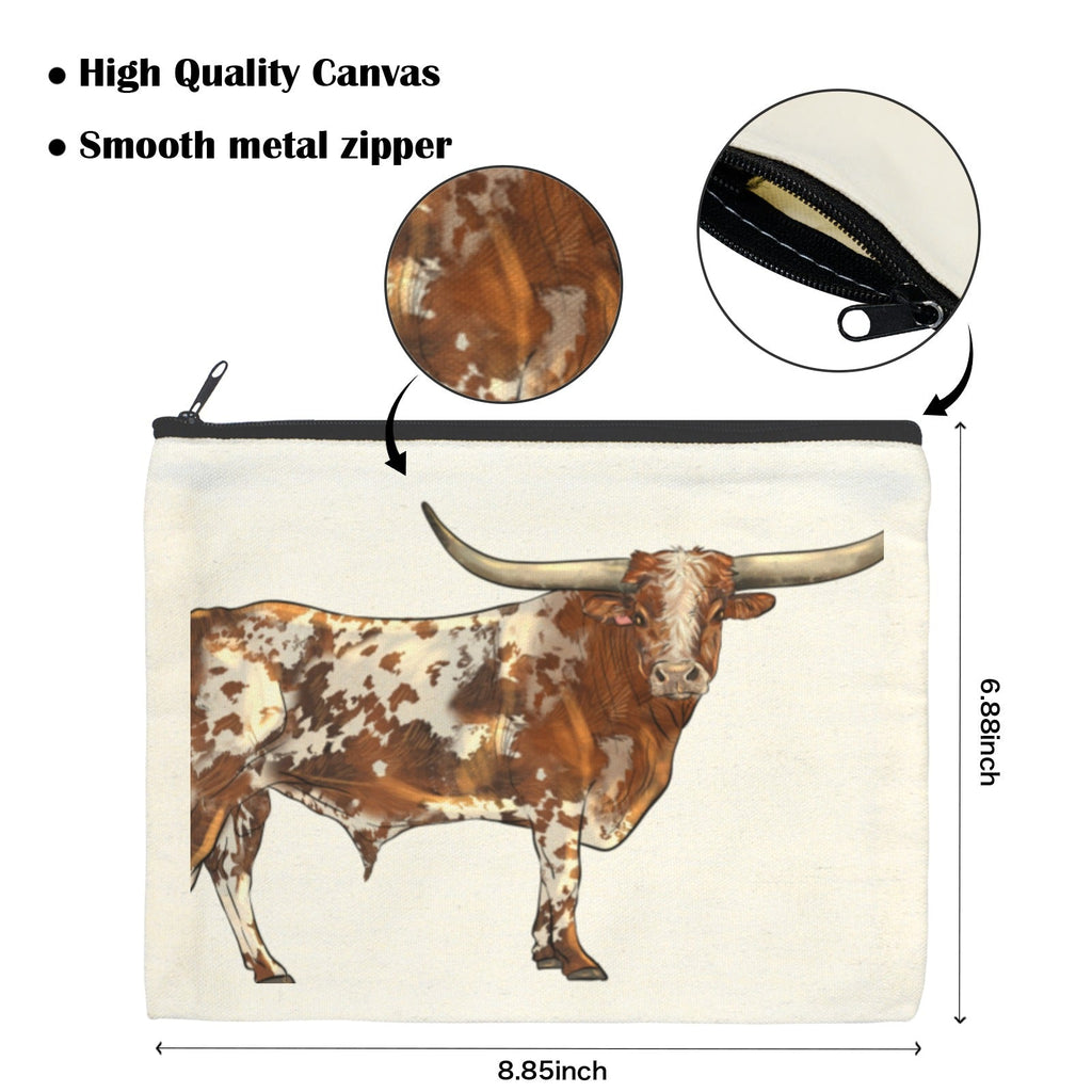 Baha Ranch Longhorn Cosmetic Bag Pack of 5 Made in America by Baha Ranch Western Wear - product image 3
