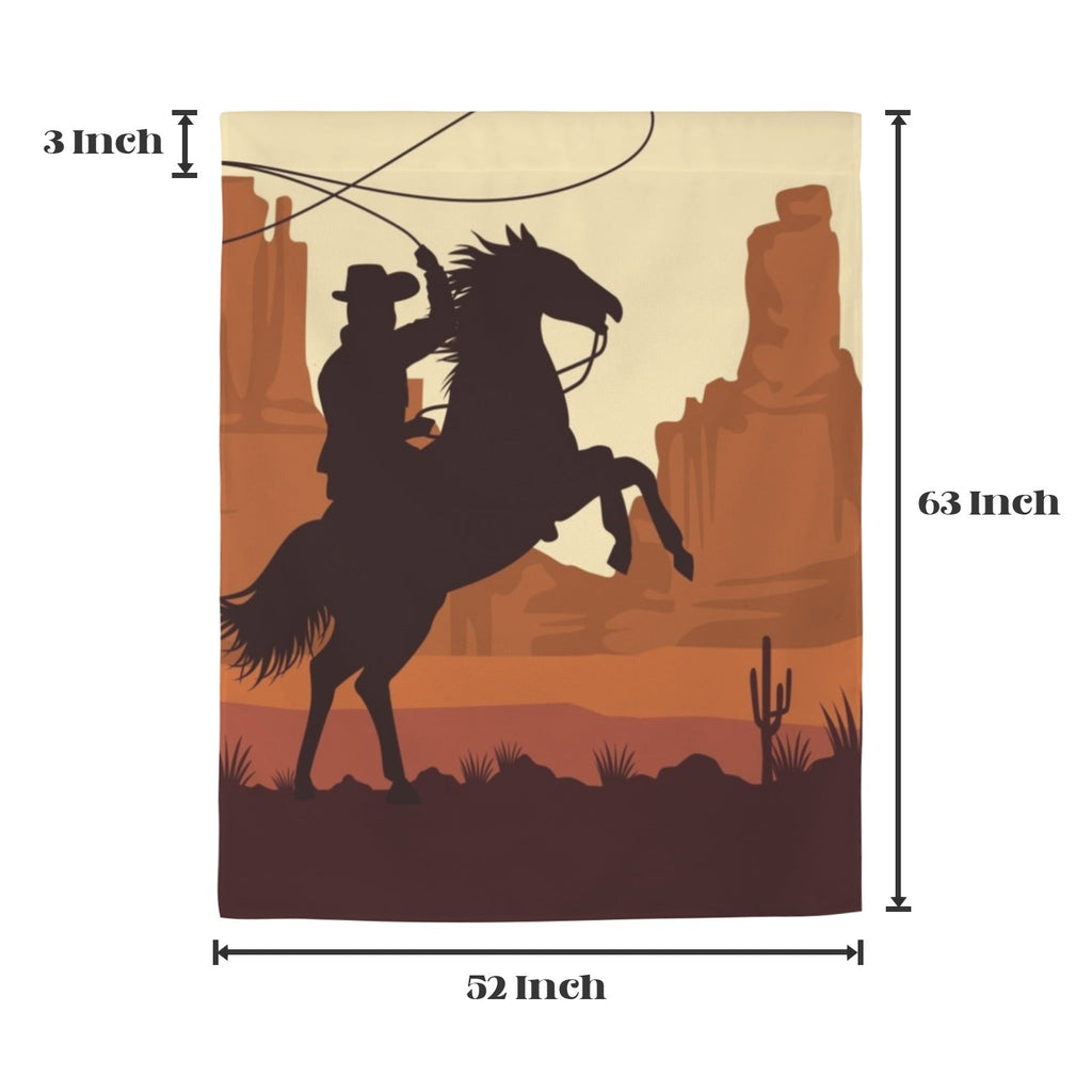 Baha Ranch Desert Cowboy Curtains 52"x63" (2-Piece) Made in America by Baha Ranch Western Wear - product image 3