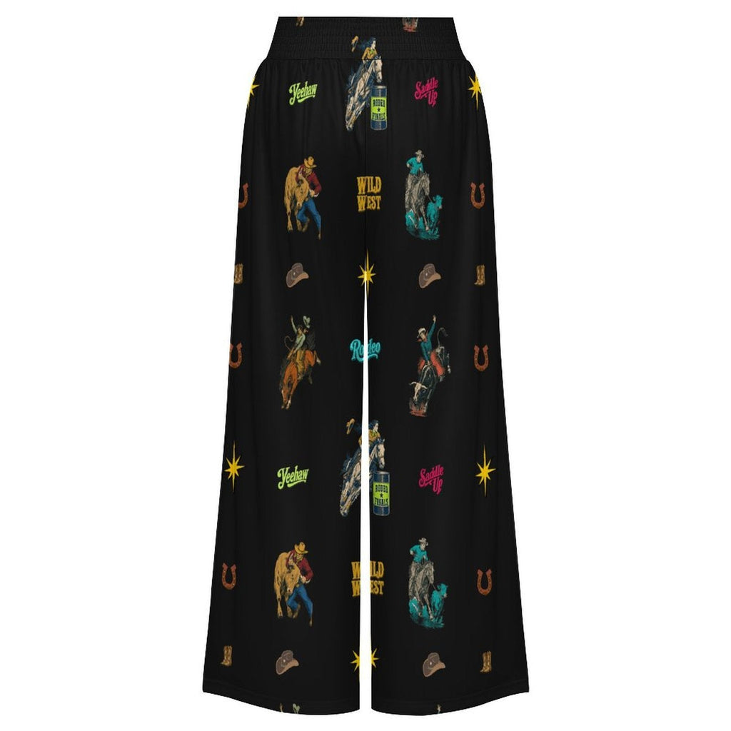 Baha Ranch The Last Roundup Rodeo High Waisted Wide Leg Pants by Baha Ranch Western Wear - product image 5