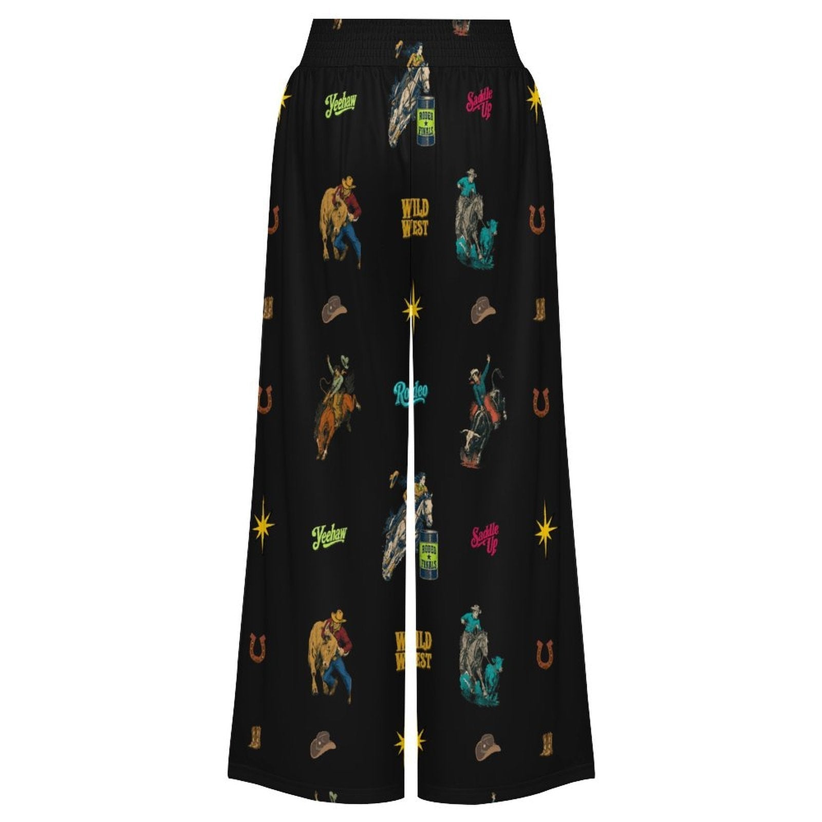 Baha Ranch The Last Roundup Rodeo High Waisted Wide Leg Pants by Baha Ranch Western Wear - product image 5