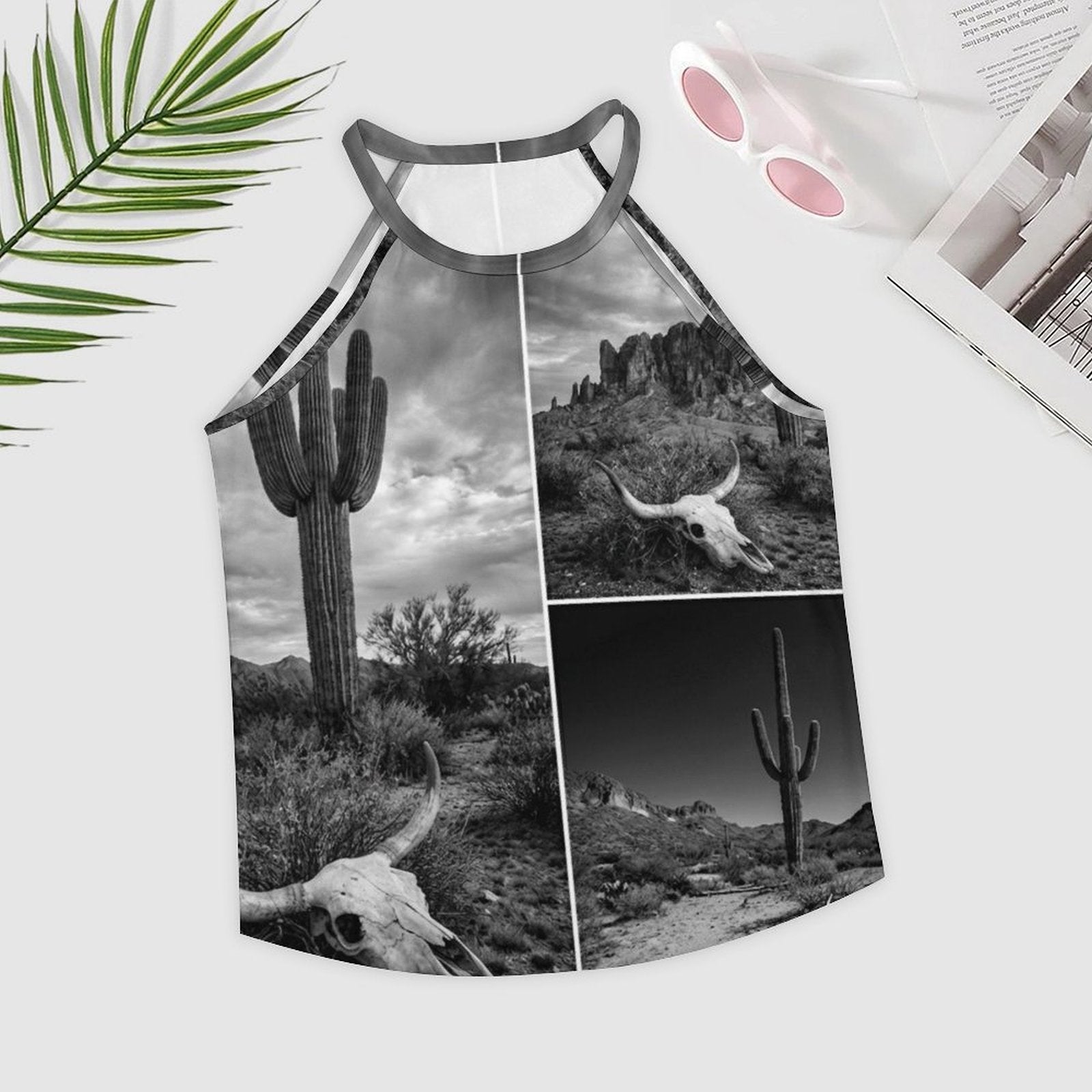 Baha Ranch Black White Desert Tank Top by Baha Ranch Western Wear - product image 3