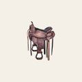 HILASON Western Horse Saddle American Leather Flex Tree Trail & Pleasure Antique Brown | for Horses