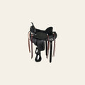 HILASON Western Horse Saddle American Leather Flex Tree Trail & Pleasure Black | for Horses