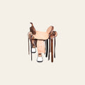 HILASON Flex Tree Western Horse Saddle in American Leather Barrel Trail | for Horses