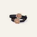 American Darling Full Grain Genuine Leather Belt Womens Western with Removable Buckle Hunter Green Small