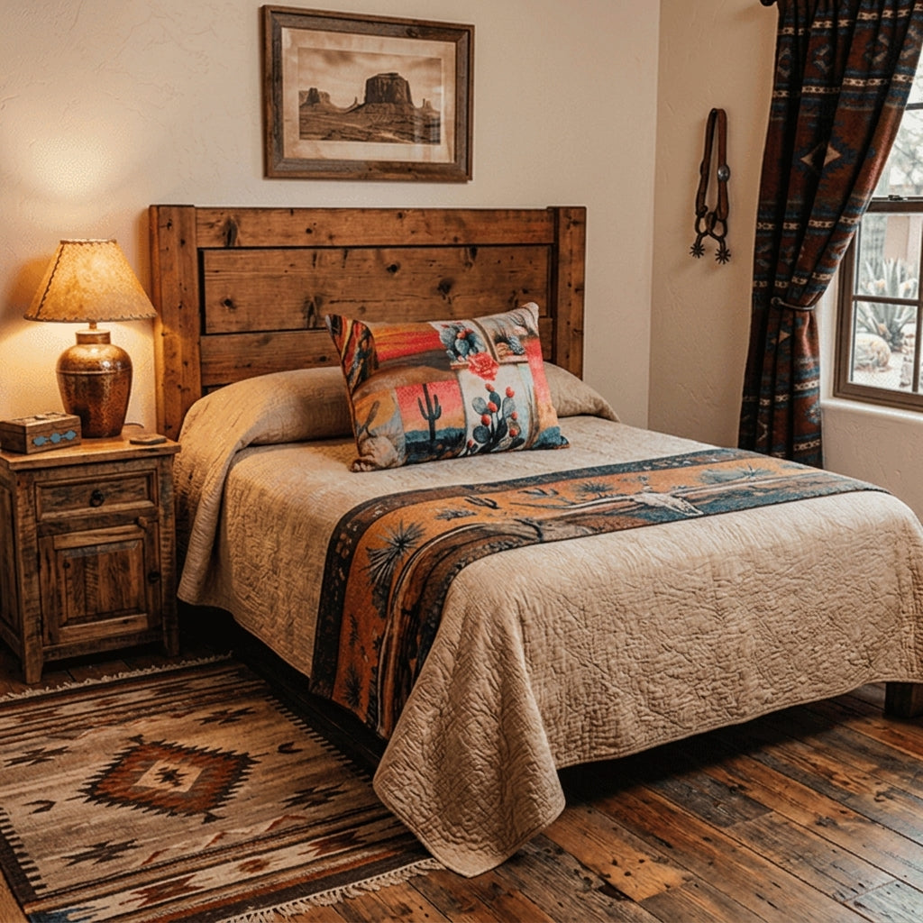 Baha Ranch Pictures of the Southwest Queen Size Pillow Case Made in America by Baha Ranch Western Wear - product image 3