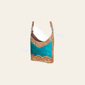 GIBGX207 American Darling Hand Tooled Hair On Genuine Leather Women Bag Western Handbag Purse