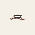 HILASON Western Horse American Leather Latigo Ends Roper Reins, Dark Brown | Reins Barrel Racing Roping for Horses